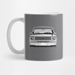 1973-1974 Squarebody Chevrolet C10 Blazer Suburban BW Mug